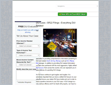 Tablet Screenshot of duiarresthelp.com